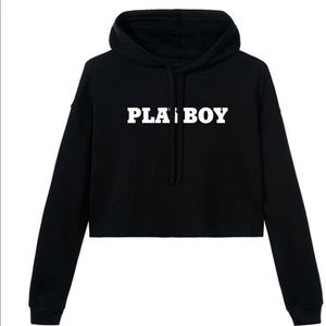 Playboy women’s cropped hoodie